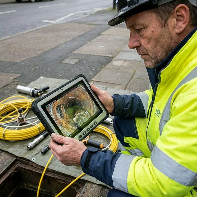 Inspección de tuberías con cámara CCTV HD en Albacete